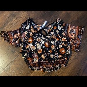 Floral crop top